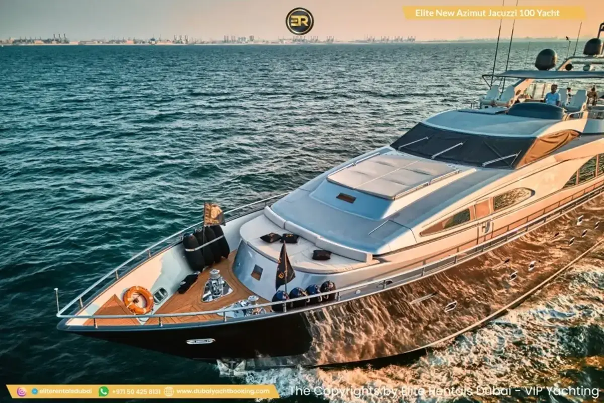 Elite New Azimut Jacuzzi 100 Yacht