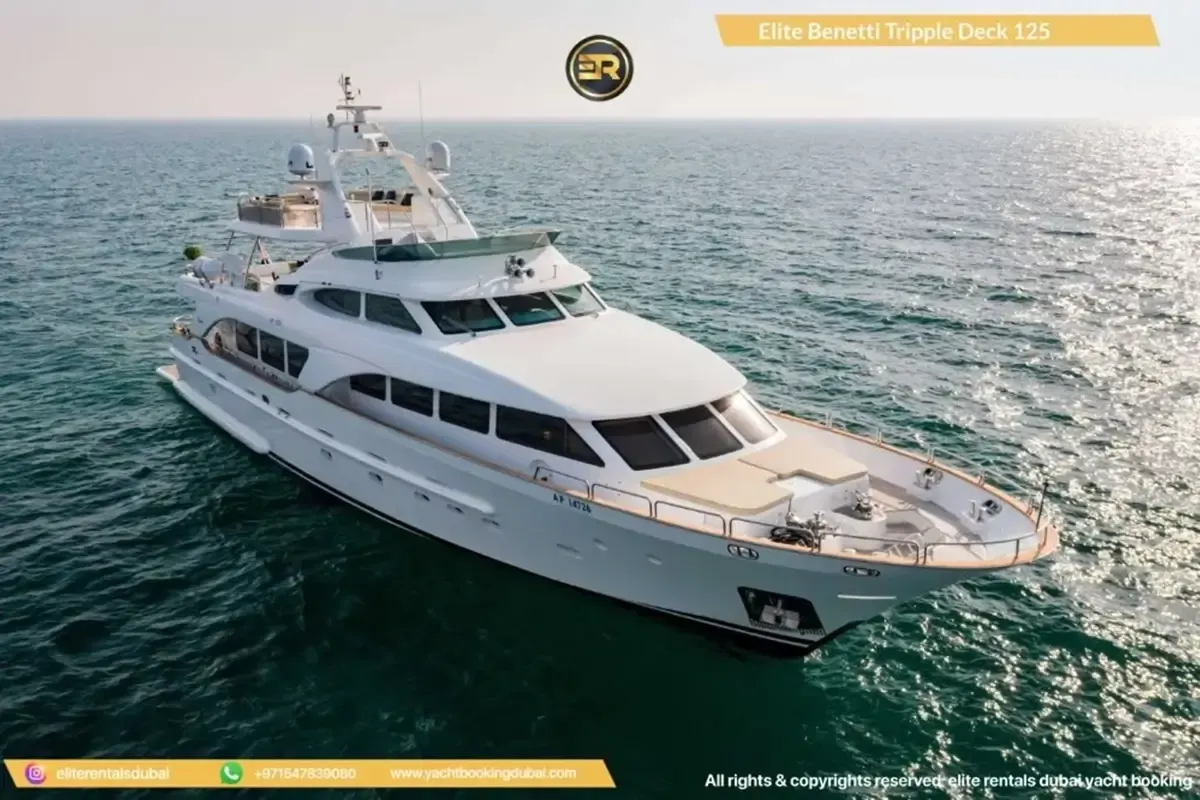 Elite Benetti Tripple Deck 125 Yacht