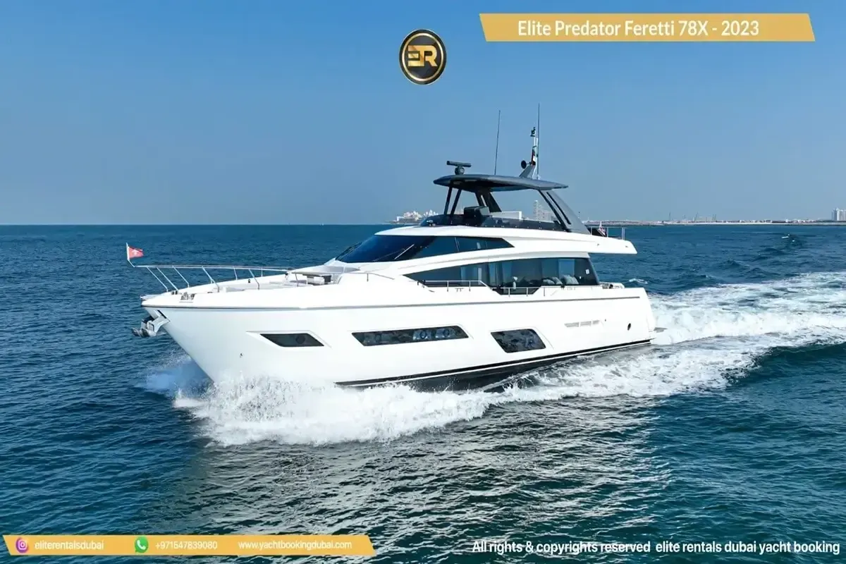 Elite Feretti Yacht New